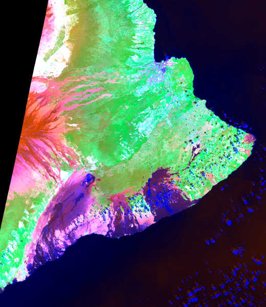 PCA false color map